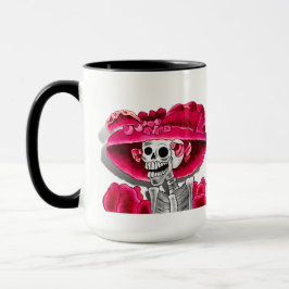 Taza Dia De Los Muertos (La Catrina)