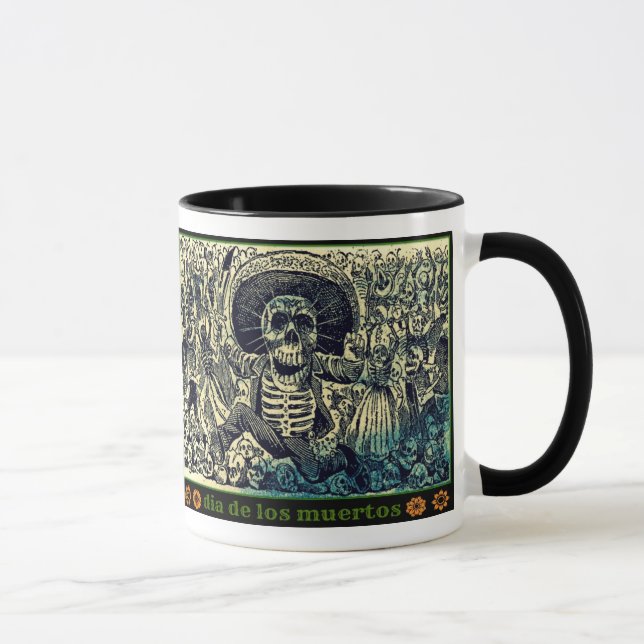 Taza Dia De Los Muertos Mug (Derecha)