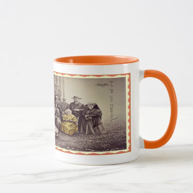 Taza Dia De Los Muertos Mug (Derecha)