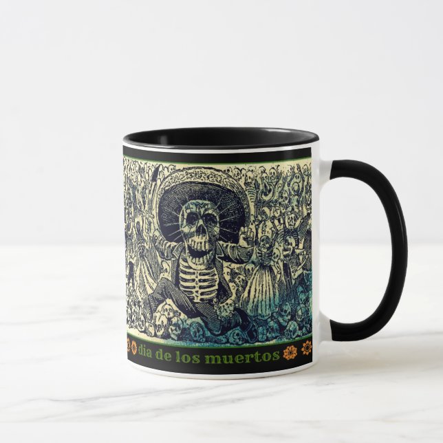 Taza Dia De Los Muertos Mug (Derecha)