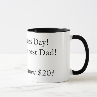 Taza ¡Día de padres feliz! ¡al mejor papá de los