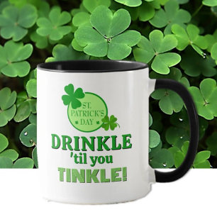 Taza Día de San Patricio ¡DIVERSIÓN! Mejor grupo o indi