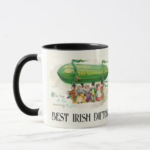 Taza Día de San Patricio Irlanda mejor diversión Médica