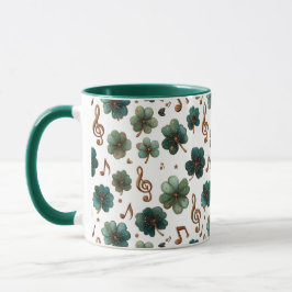 Taza Día de San Patricio Musical Trébol
