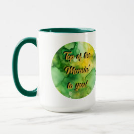 Taza Día de San Patricio 'Top of the Morning'
