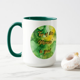 Taza Día de San Patricio 'Top of the Morning'