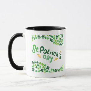 Taza Día de San Patricio,Trébol de cuatro hojas,Irlandé