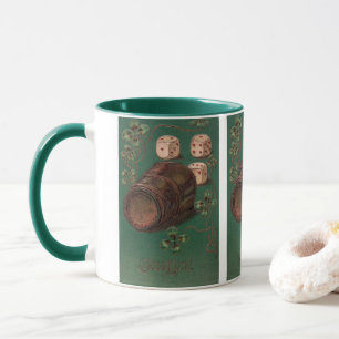 Taza Día de San Patricio vintage, Suerte irlandesa de d