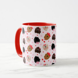 Taza Día de San Valentín de Mini Goldendoodle Dogs