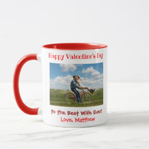 Taza Día de San Valentín Mejor Esposa De Pareja Cuta