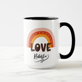 Taza Día de San Valentín nombre personalizado