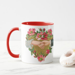 Taza Día de San Valentín Victoriano, Manos Antiguas con