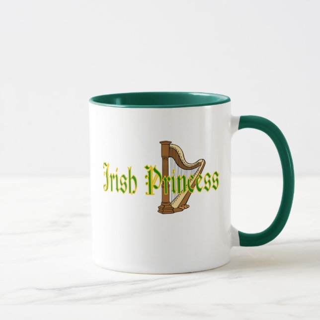 Taza Día de Santo Patrocinador Café Mug Princesa Irland (Derecha)