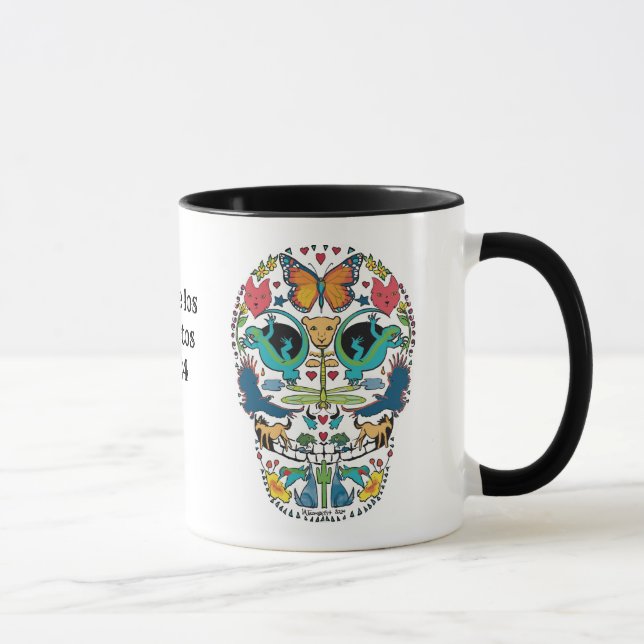 Taza Día del Espíritu Muerto Animal Mug (Derecha)