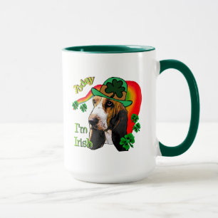 Taza Día del Hound St Patricks de Basset