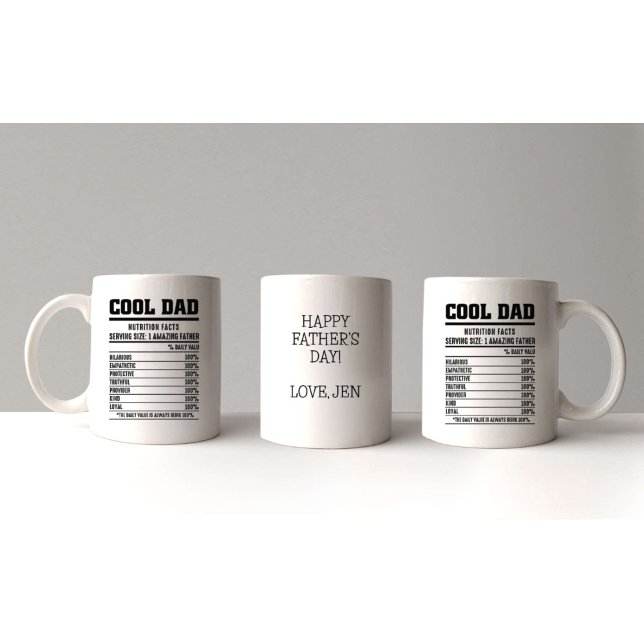 Taza Día del Padre Blanco y Negro de Guay (Subido por el creador)