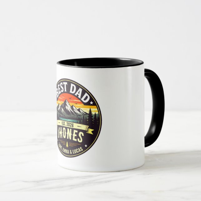 Taza Día del Padre con tema de aventura (Anverso derecho)