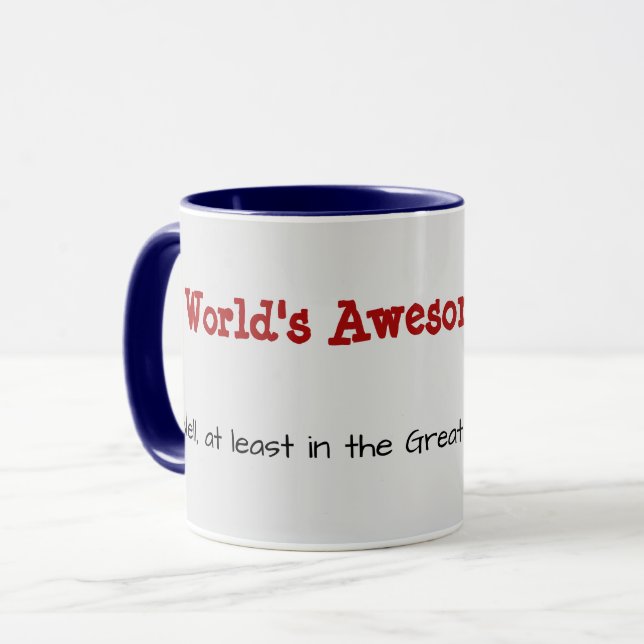 Taza Día del padre divertido | Papá más joven del mundo (Anverso izquierdo)