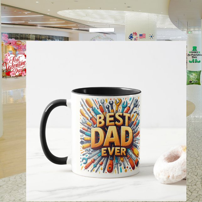 Taza Día del Padre "El mejor papá de la historia" (Subido por el creador)