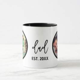 Taza Día del Padre | Foto de papá moderno y trendy