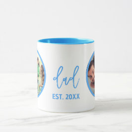 Taza Día del Padre | Foto de papá moderno y trendy