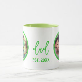 Taza Día del Padre | Foto moderna de papá de moda