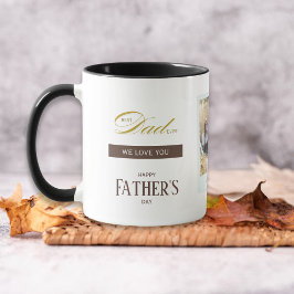 Taza Día del Padre Mejor Papá del Mundo Nombre Personal