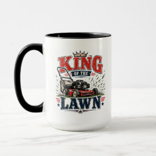 Taza Día del Padre/Papá Divertido Rey del Césped ENVOLT