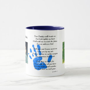 Taza Día del padre papá POEM Sostengo mi regalo de FOTO