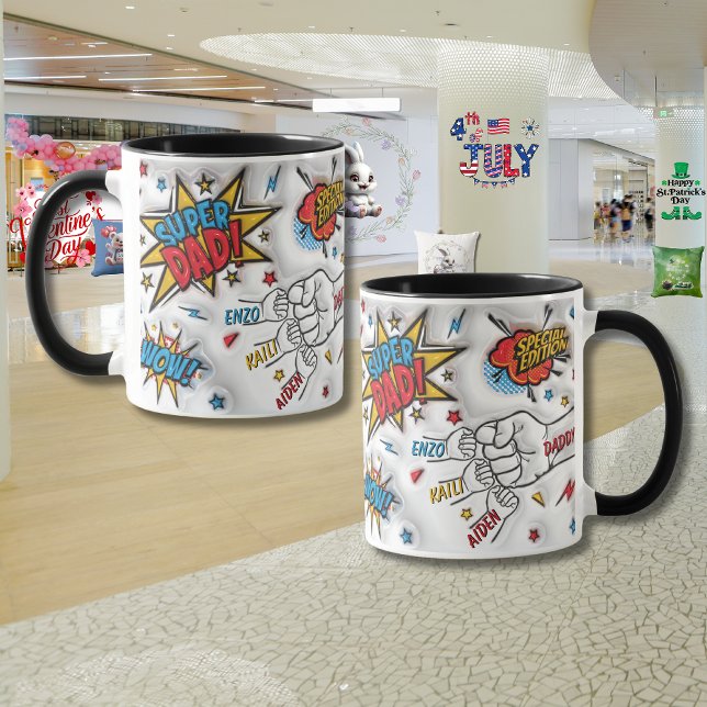 Taza Día del Padre Personalizado "Fist Bump" (Subido por el creador)