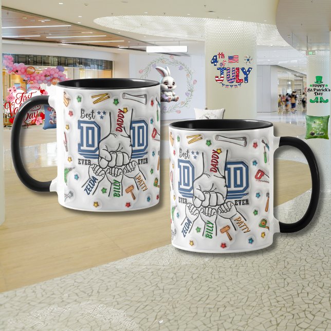 Taza Día del Padre Personalizado "Fist Bump" (Subido por el creador)