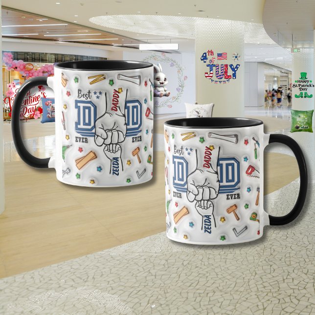 Taza Día del Padre Personalizado "Fist Bump" (Subido por el creador)