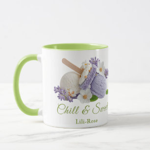 Taza Día del Sándwich de Helado de Lavanda