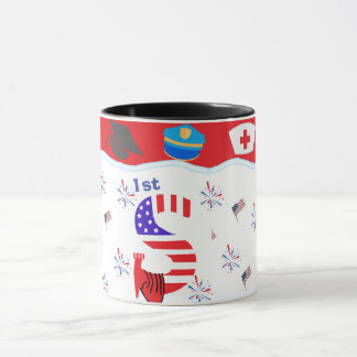 TAZA DÍA DEL TRABAJO DE EE.UU. MUGS