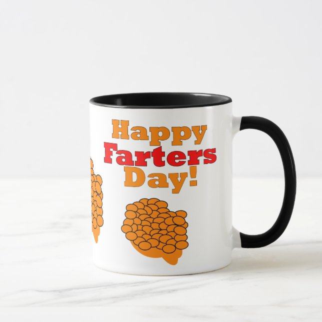 Taza ¡Día feliz de Farters! (Derecha)