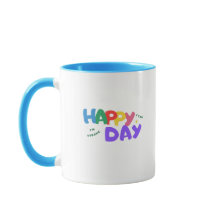 Taza "Día Feliz" para Niños