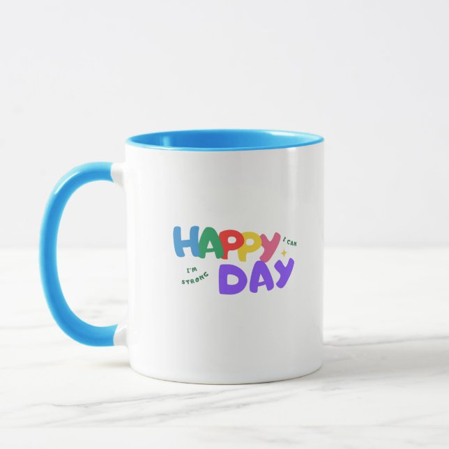 Taza "Día Feliz" para Niños (Izquierda)