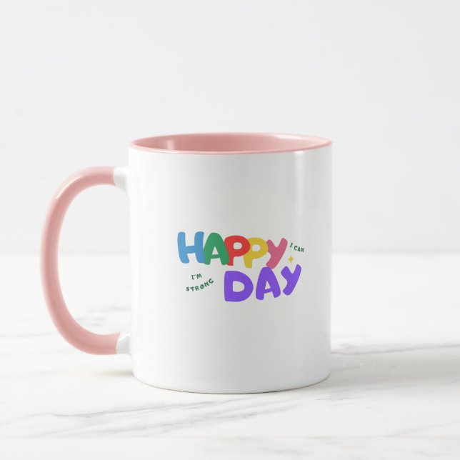 Taza "Día Feliz" regalo para niños (Izquierda)