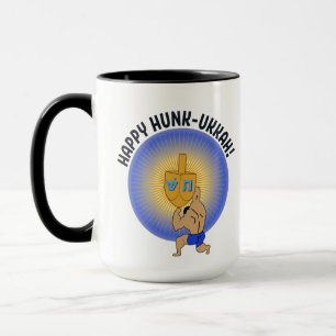 Taza Día festivo divertido del macho de Janucá
