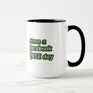 Taza Día libre de Facebook