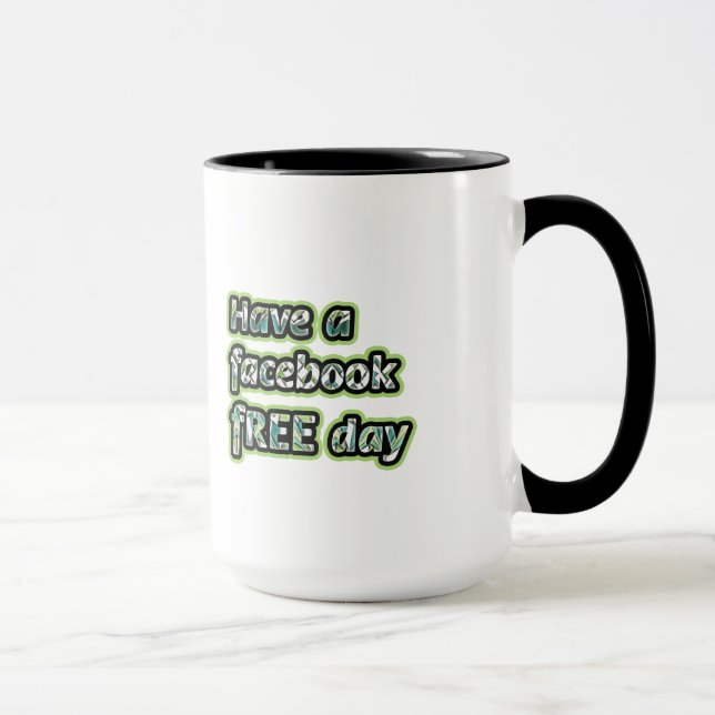 Taza Día libre de Facebook (Derecha)