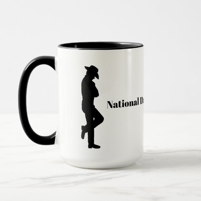 Taza Día Nacional de la Mugre de Vaquero (Izquierda)