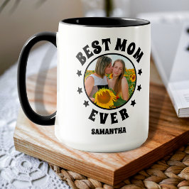 Taza Día personalizado de la mejor madre que nunca foto