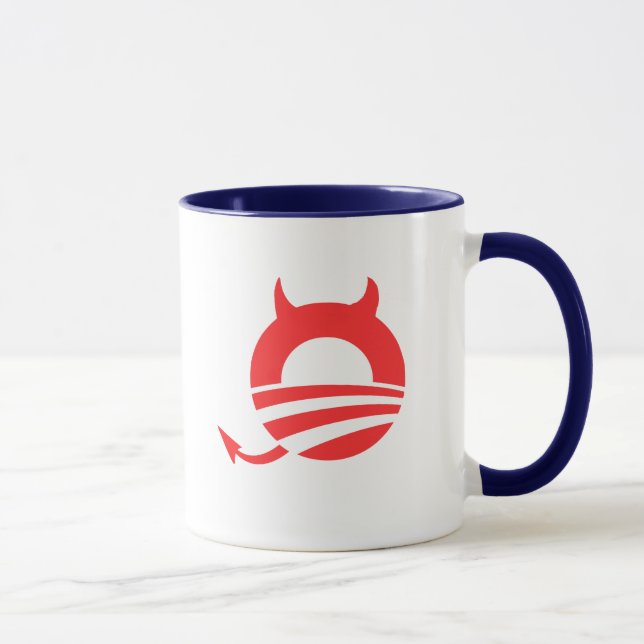 Taza Diablo de Obama (Derecha)
