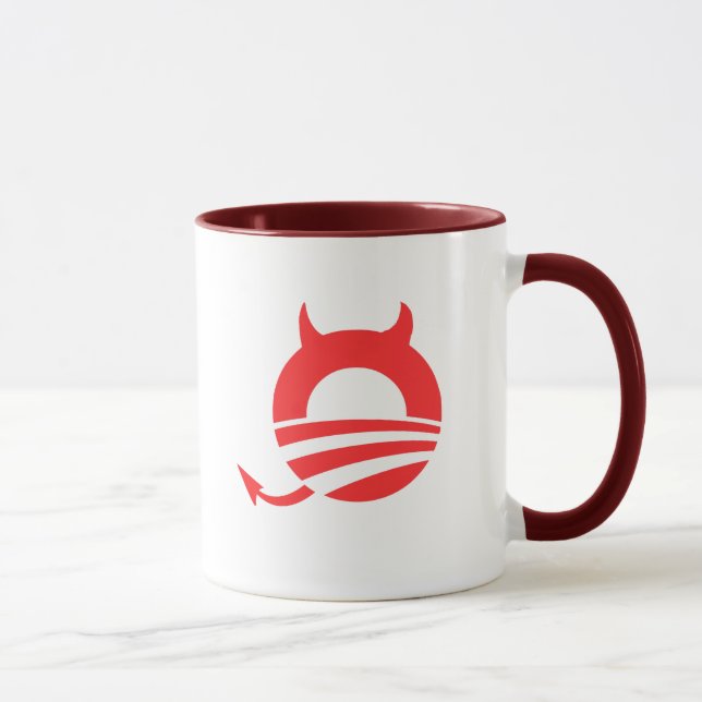 Taza Diablo de Obama (Derecha)
