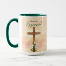 Diácono Pascua Regocijo Cruz y Lirios