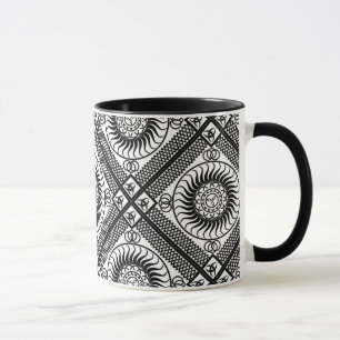 Taza Diagonal de ornamento celta