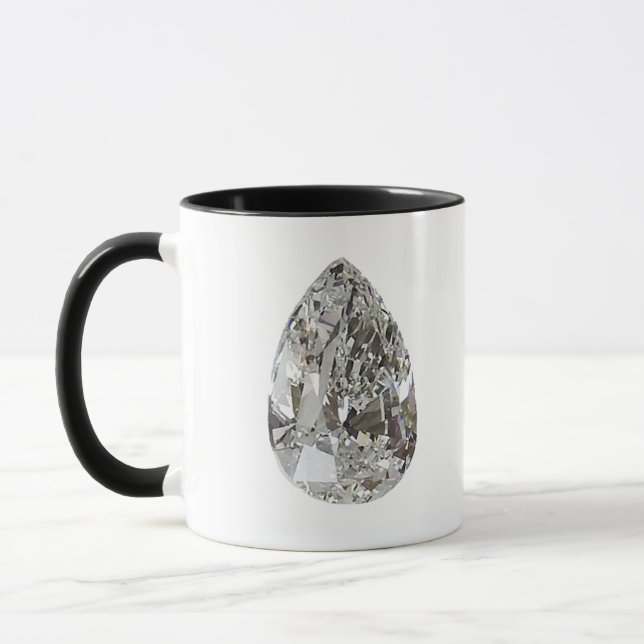 Taza Diamante con forma de pera (Izquierda)