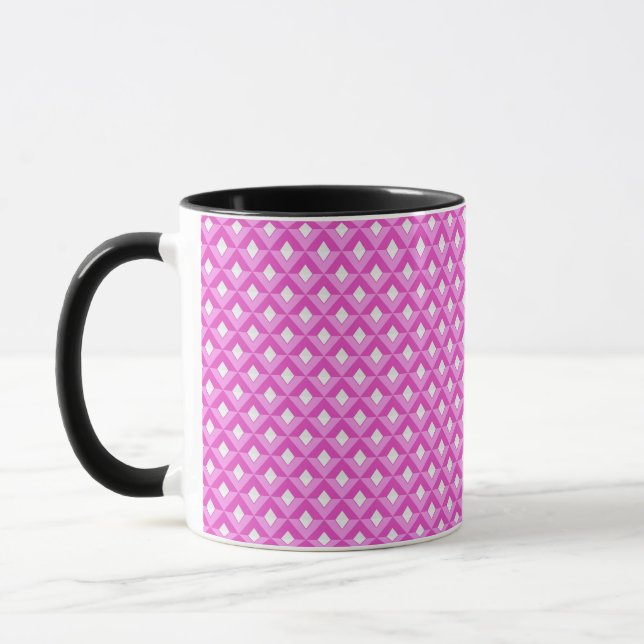 Taza Diamante Dos Tonos Rosa (Izquierda)