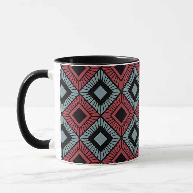 Taza Diamantes a rayas (Izquierda)
